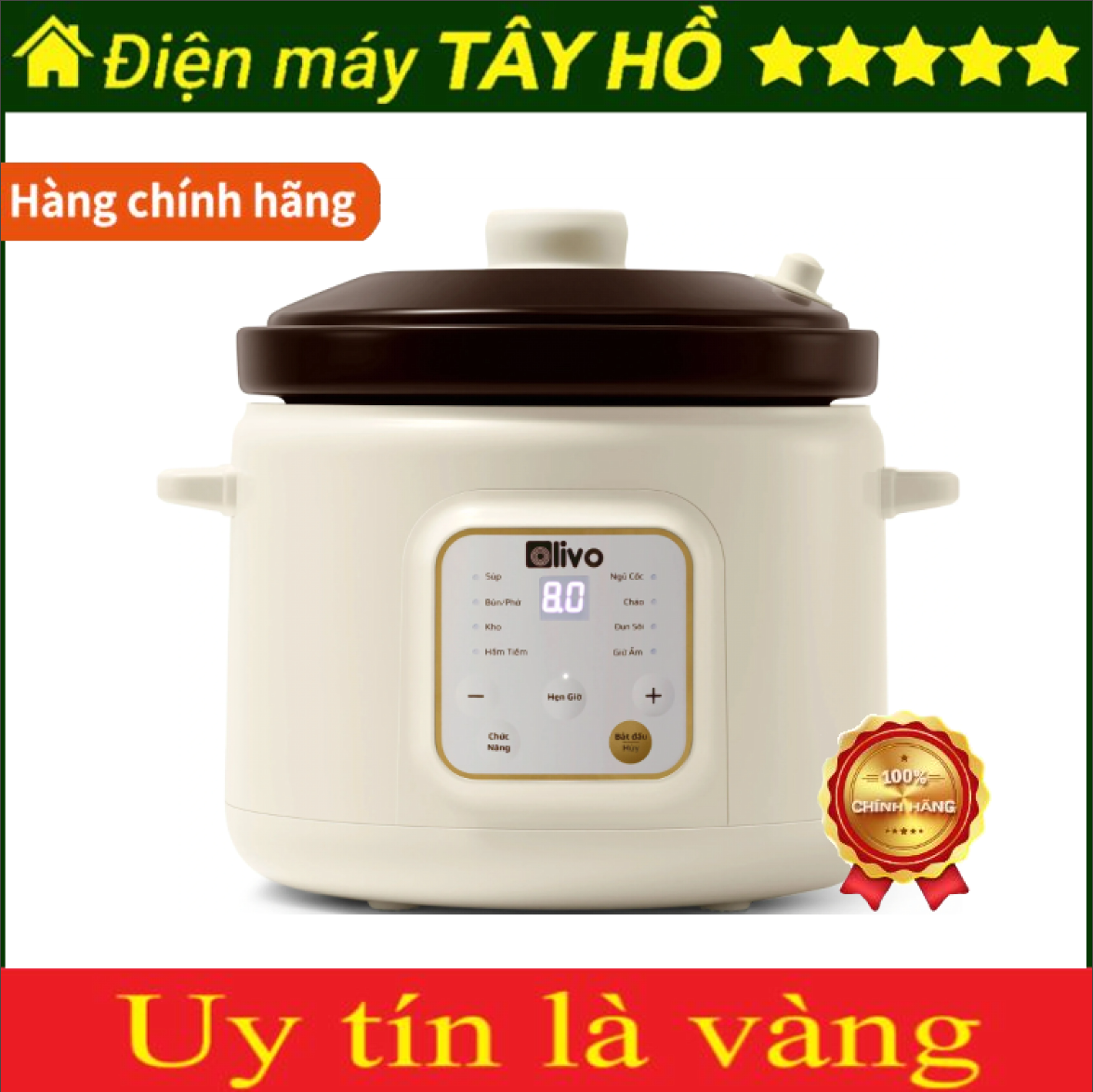 [HÀNG CHÍNH HÃNG] Nồi nấu chậm Olivo OSC30