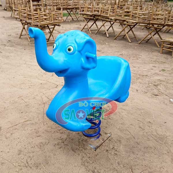 [HÀNG CHÍNH HÃNG] Thú nhún lò xo cho bé con Voi S12N26