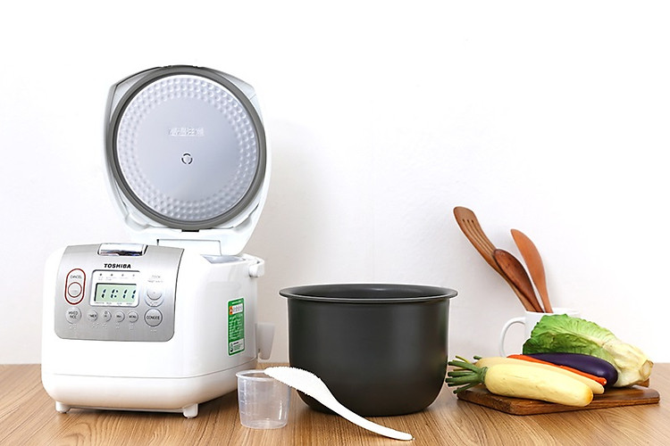 [HÀNG CHÍNH HÃNG] Nồi cơm điện Toshiba 1.8 lít RC-18NTFV (W) = RC-18NMF xuất xứ Thái Lan
