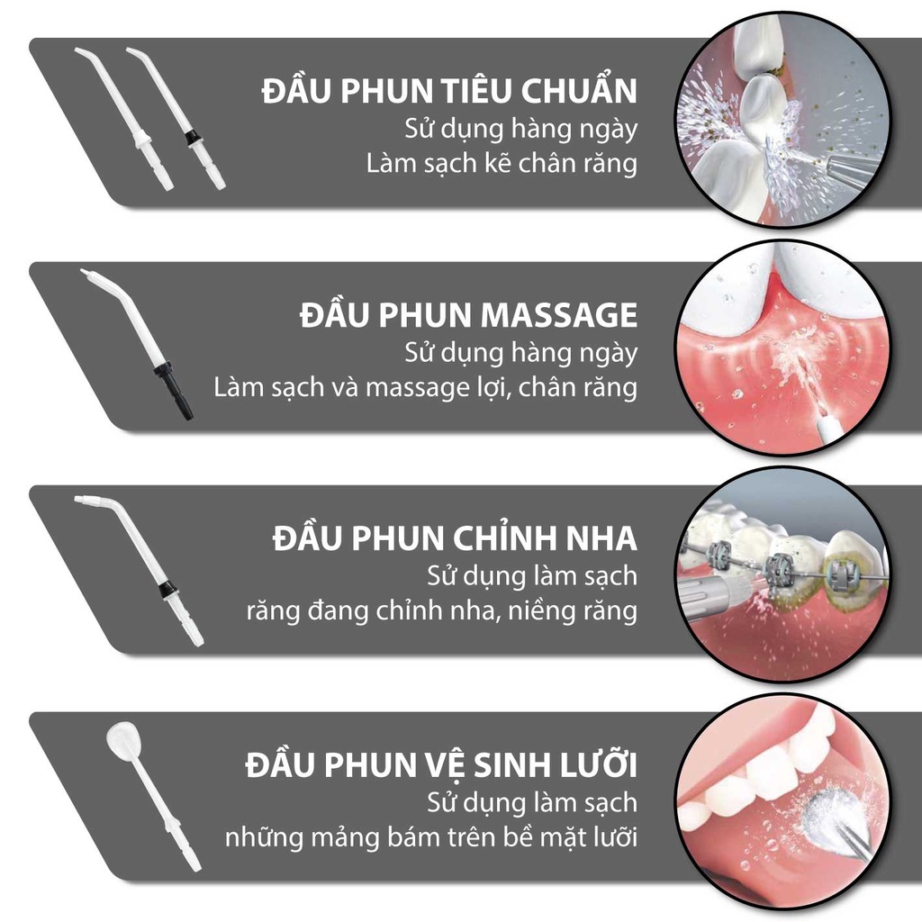 [HÀNG CHÍNH HÃNG] Máy tăm nước LEBENLANG cầm tay LBT1486 chống thấm nước