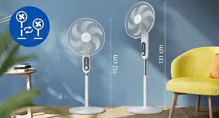 [HÀNG CHÍNH HÃNG] Quạt đứng Philips CX1220/00 & CX1520/01