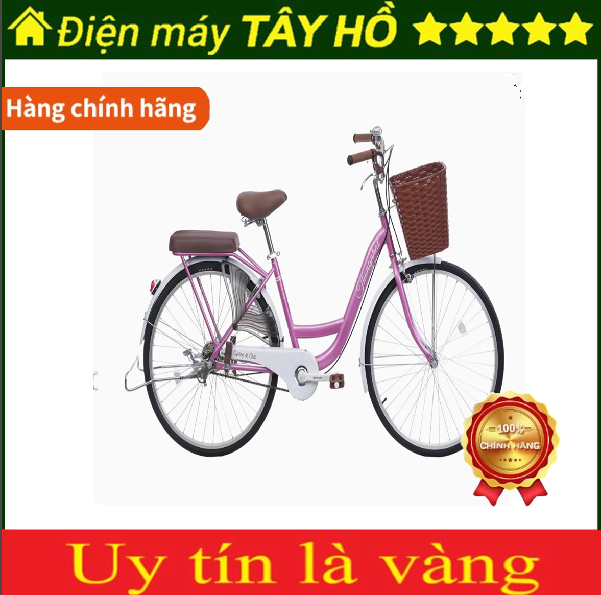 [HÀNG CHÍNH HÃNG] Xe đạp Thống Nhất New 26