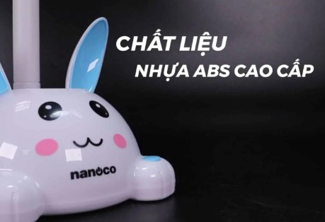 [HÀNG CHÍNH HÃNG] Đèn bàn LED không bóng Nanoco NDKC01P (thỏ hồng)