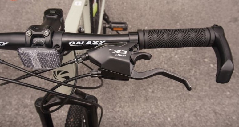 [HÀNG CHÍNH HÃNG] Xe đạp cao cấp Galaxy C100 xám size 26 2025