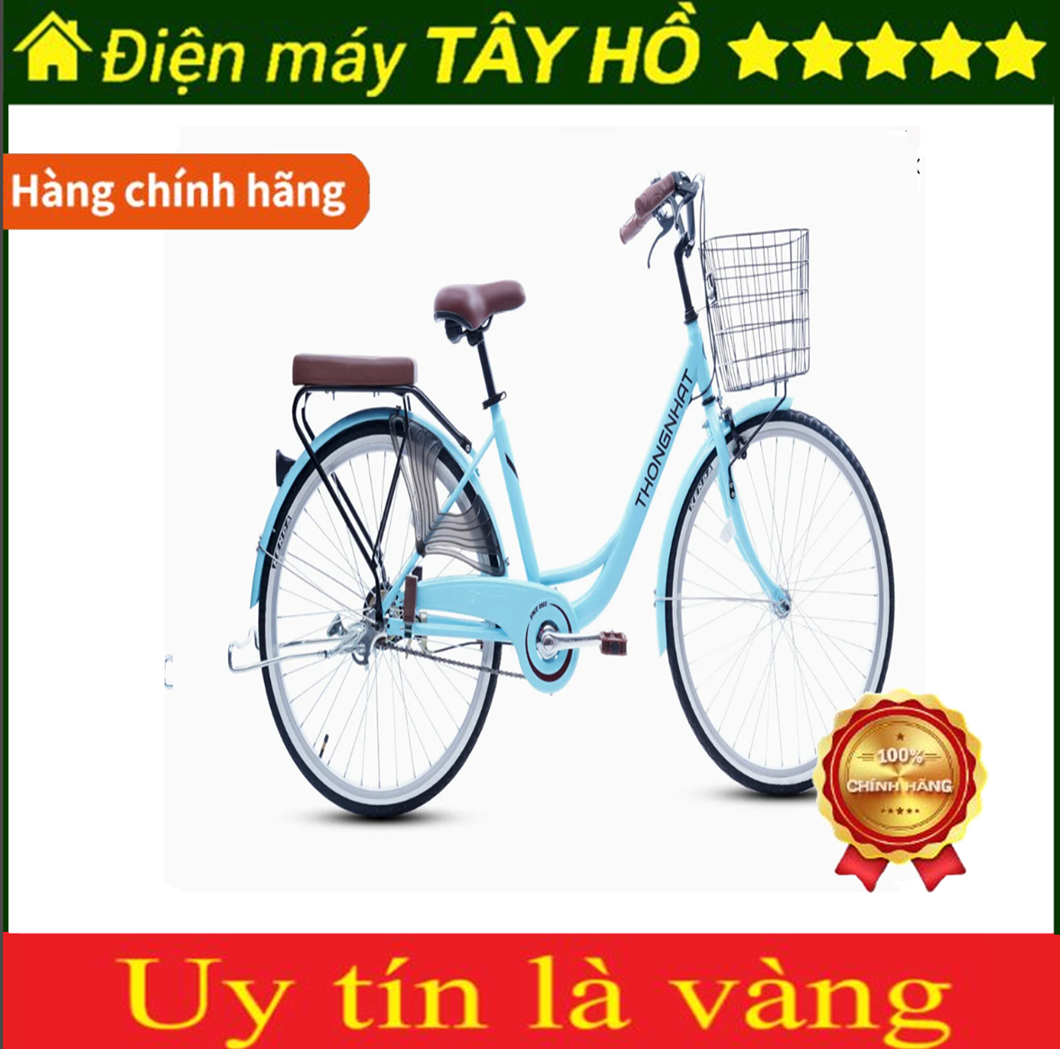 [HÀNG CHÍNH HÃNG] Xe đạp Thống Nhất LD 26