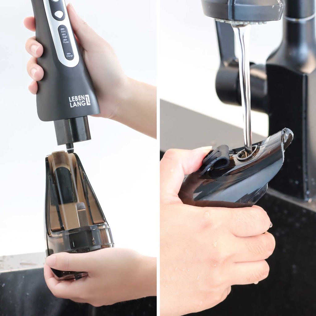 [HÀNG CHÍNH HÃNG] Máy tăm nước LEBENLANG cầm tay LBT1486 chống thấm nước