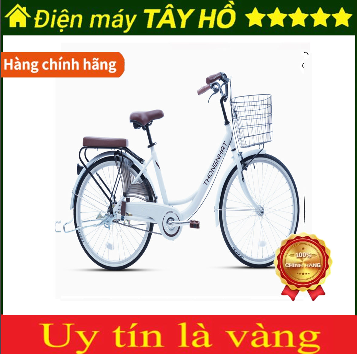 [HÀNG CHÍNH HÃNG] Xe đạp Thống Nhất LD 24-01_2023