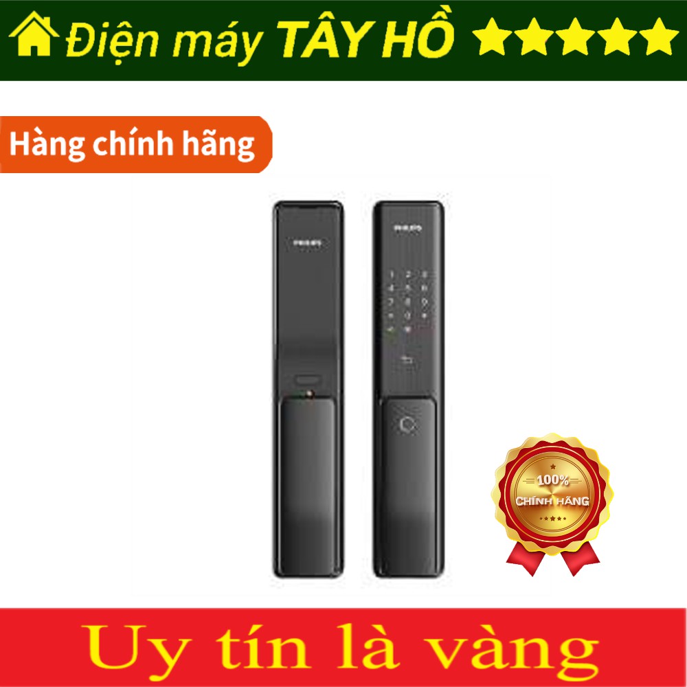 [Hàng chĩnh hãng] Khóa cửa vân tay Philips Alpha-5HB