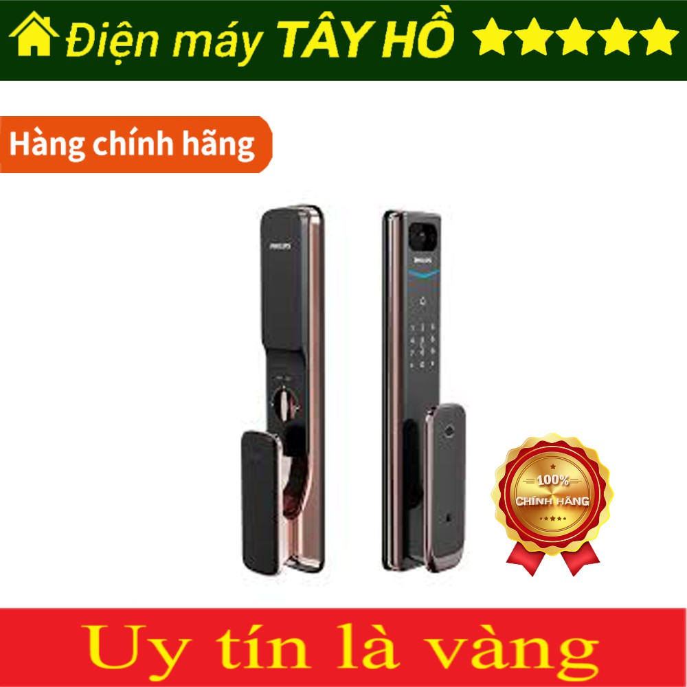[Hàng chĩnh hãng] Khóa cửa vân tay Philips Alpha-V-5HWS