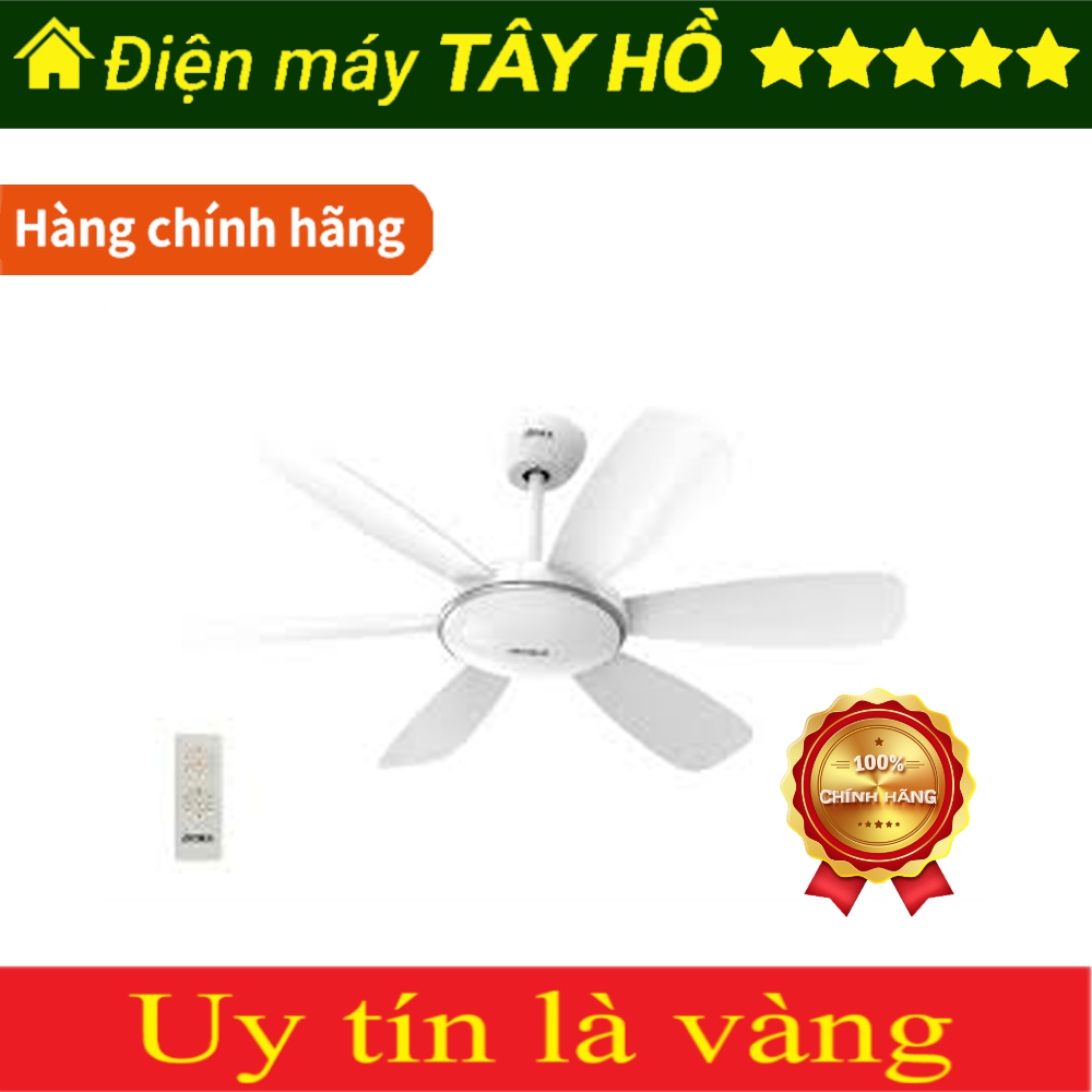 [HÀNG CHÍNH HÃNG] QUẠT TRẦN 6 CÁNH CÓ ĐÈN SUNHOUSE APEX APF7697W