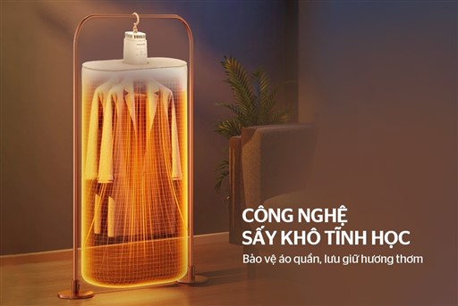 [HÀNG CHÍNH HÃNG] Tủ sấy quần áo mini Sunhouse SHD2704