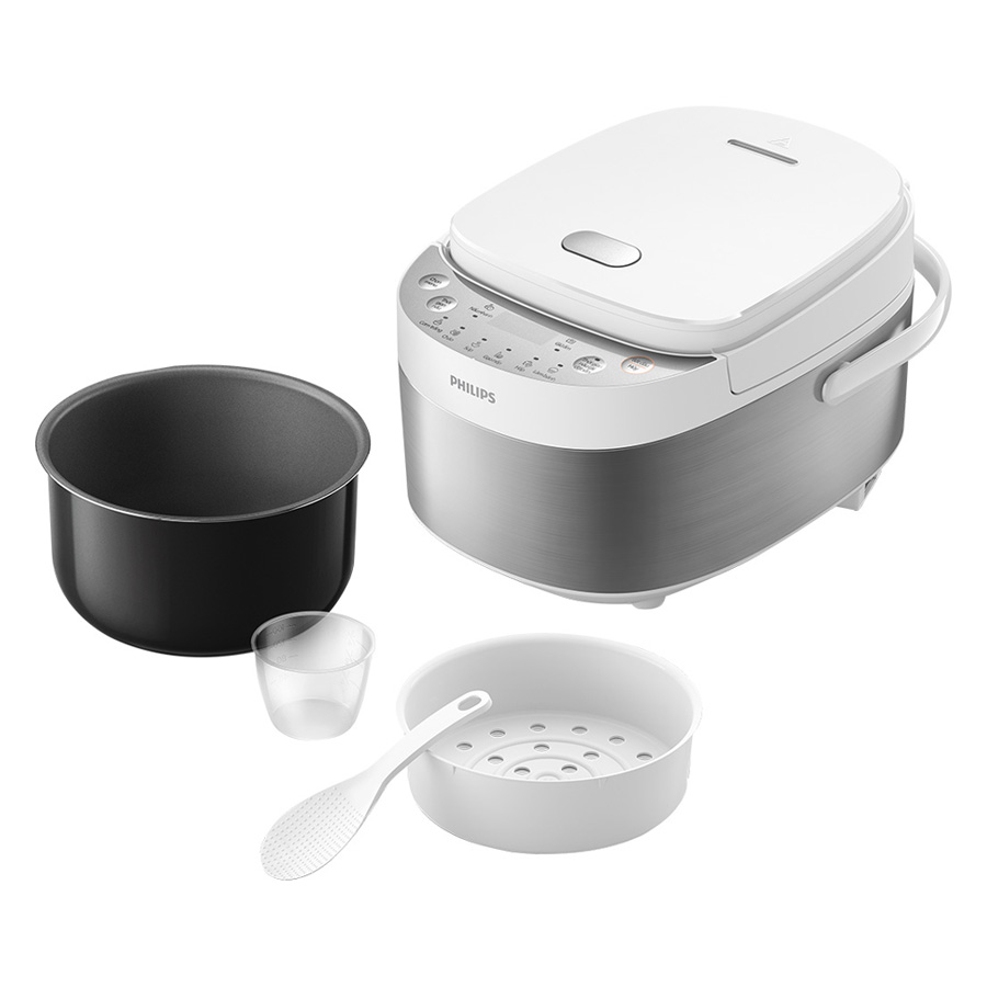 [HÀNG CHÍNH HÃNG]Nồi cơm điện tử mini 0.85 lít Philips HD3170/66