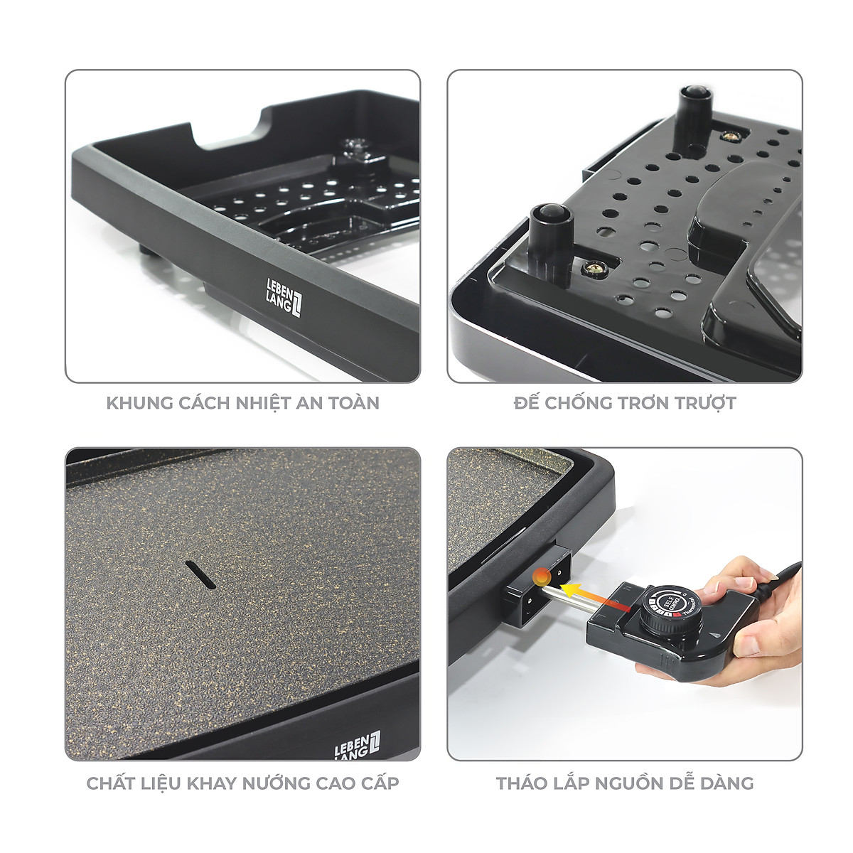 [LEBENLANG | LBDD5656] Bếp nướng điện không khói LEBENLANG LBDD5656 / LBEE5656