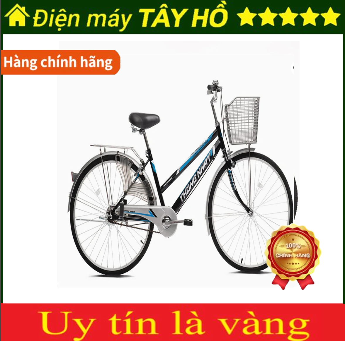 [HÀNG CHÍNH HÃNG] Xe đạp Thống Nhất GN 06-24