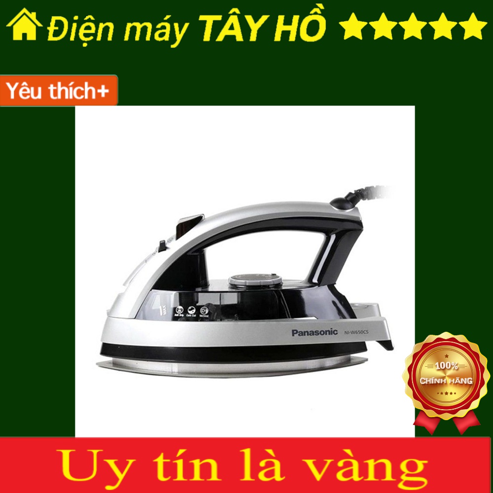 [Hàng chính hãng] Bàn ủi hơi nước Panasonic PABU-NI-W650CSLRA