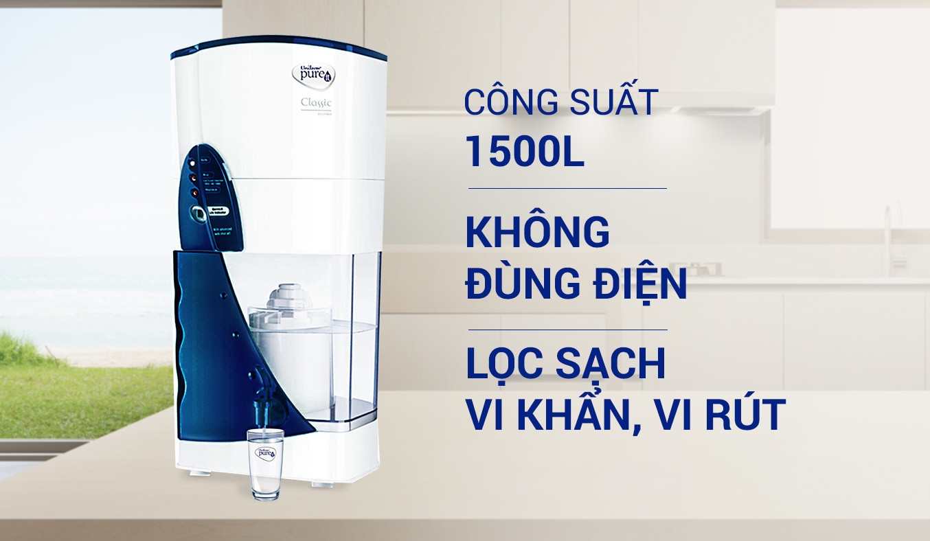 [HÀNG CHÍNH HÃNG] Máy lọc nước Unilever Pureit Classic RPBW5