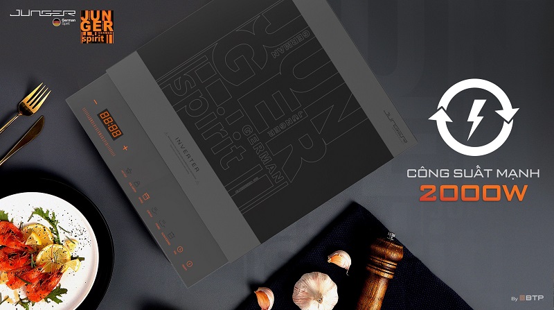 [GIẢM 30%] [HÀNG CHÍNH HÃNG] Bếp điện từ đơn Junger CEJ-105-I