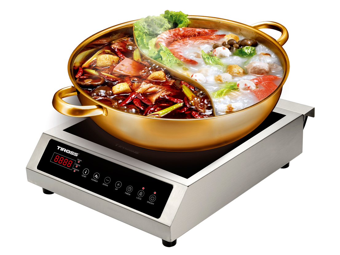 [HÀNG CHÍNH HÃNG] Bếp từ đơn công nghiệp Tiross TS8043 / Tiross TS8042