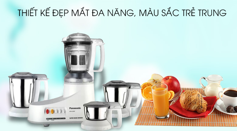 [BẢO HÀNH CHÍNH HÃNG] Máy xay đa năng Panasonic MX-AC400WRA