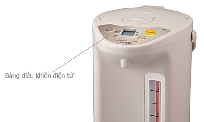 {HÀNG CHÌNH HÃNG} Bình thủy điện tử Tiger PDR-S40W (4.0L) xuất xứ Nhật Bản