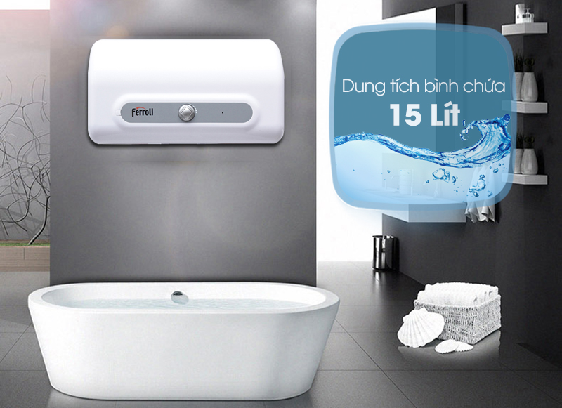 Bình tắm nóng lạnh FERROLI QQSI15