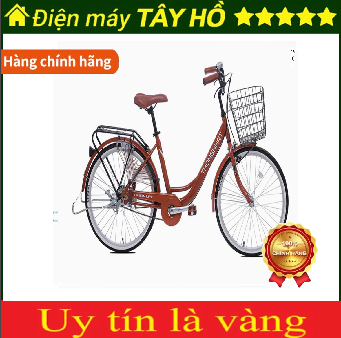 [HÀNG CHÍNH HÃNG] Xe đạp Thống Nhất LD 24-01_2023