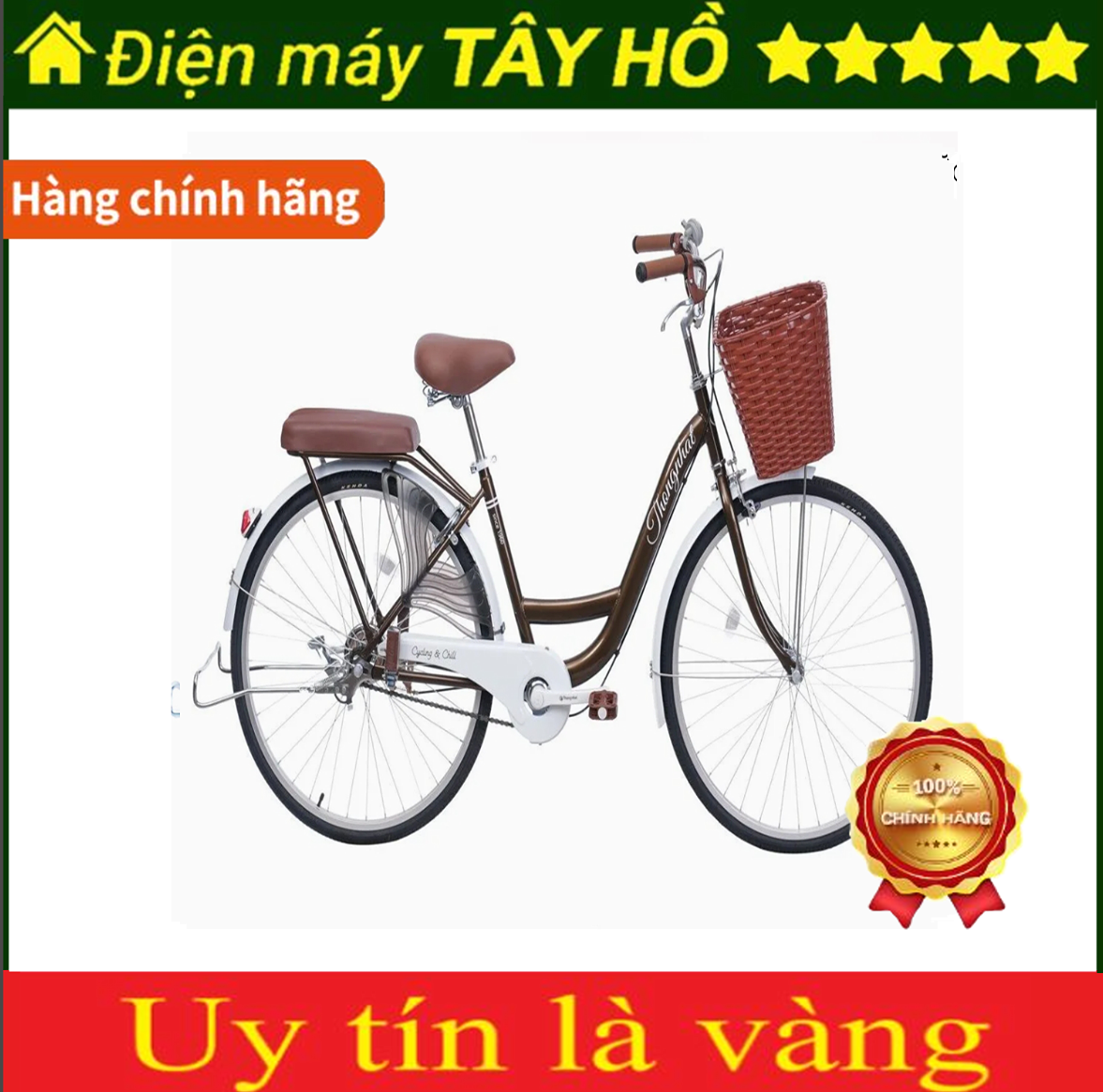 [HÀNG CHÍNH HÃNG] Xe đạp Thống Nhất New 26