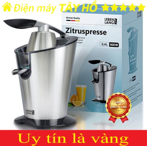 [HÀNG CHÍNH HÃNG] Máy Vắt Cam Lebenlang LBC388 công suất 600W
