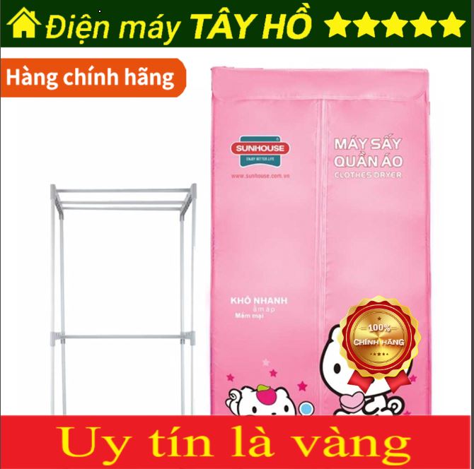 Máy sấy quần áo Sunhouse SHD2701 vuông (hàng chính hãng)