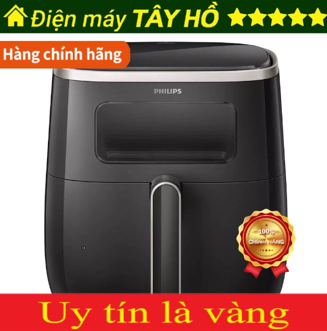 [GIẢM 30%] {HÀNG CHÍNH HÃNG} Nồi chiên không dầu Philips HD9257/80 5.6 lít