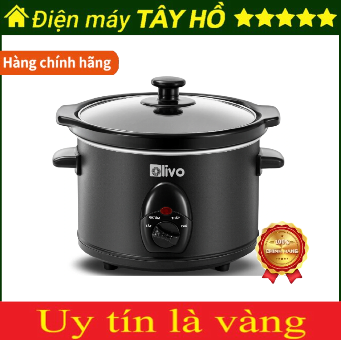 [HÀNG CHÍNH HÃNG] Nồi nấu chậm Olivo SC25