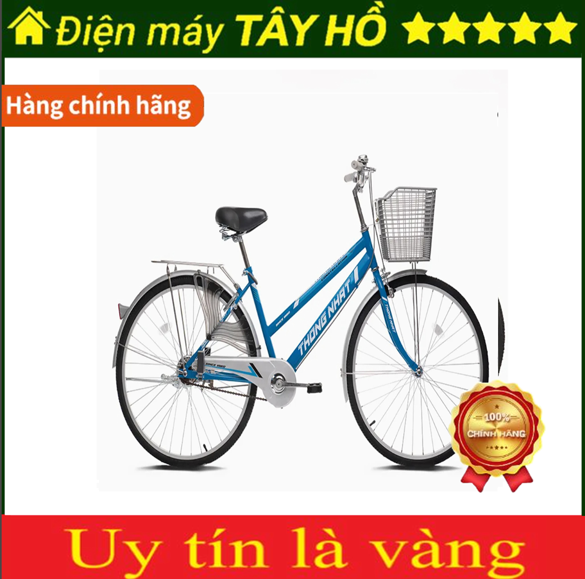 [HÀNG CHÍNH HÃNG] Xe đạp Thống Nhất GN 06-24