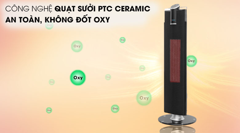 Máy sưởi tháp Korihome EHK-356 (Hàng chính hãng)
