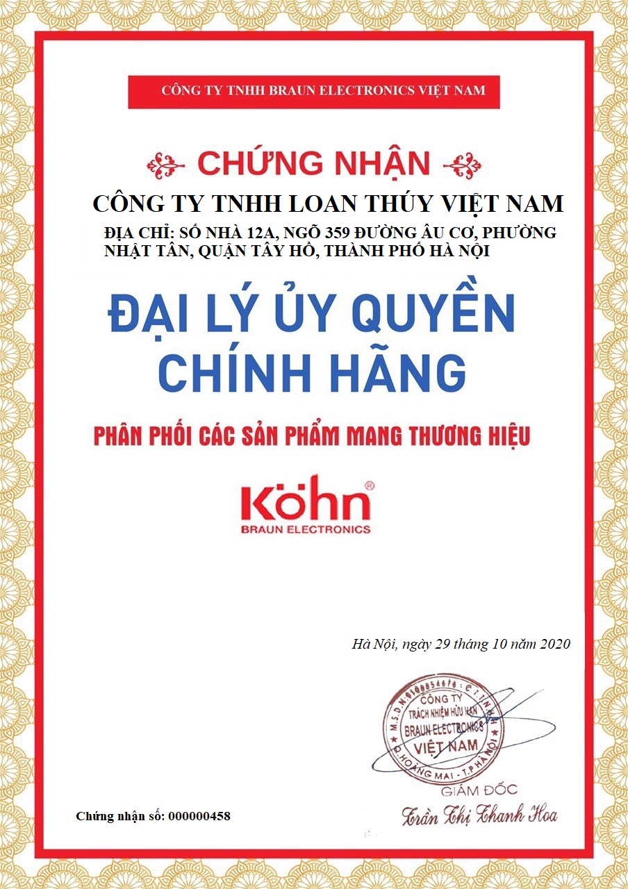[HÀNG CHÍNH HÃNG] MÁY SƯỞI ÂM TRẦN KOHN LUXURY PT04G PT04R