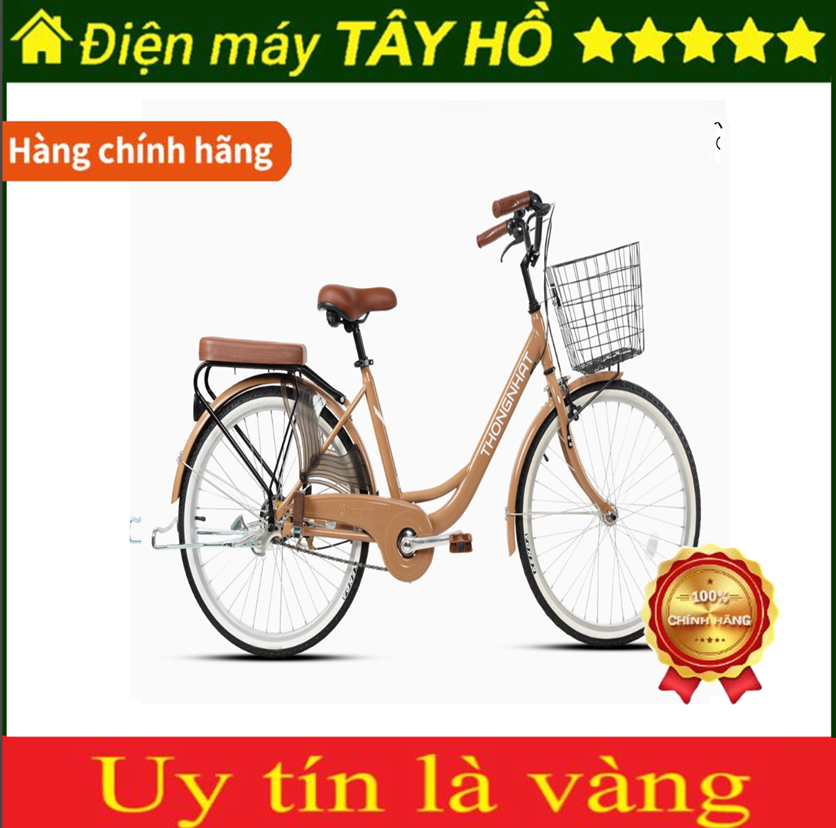 [HÀNG CHÍNH HÃNG] Xe đạp Thống Nhất LD 24-01_2023