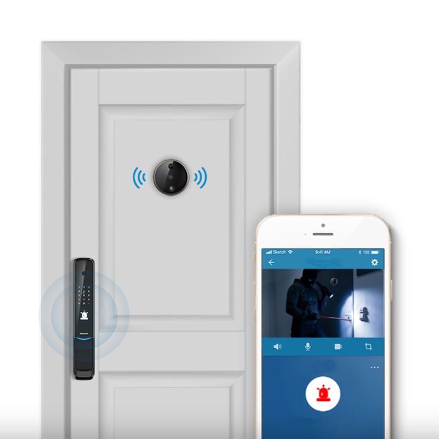 [Hàng chĩnh hãng] Chuông cửa thông minh Philips DV001