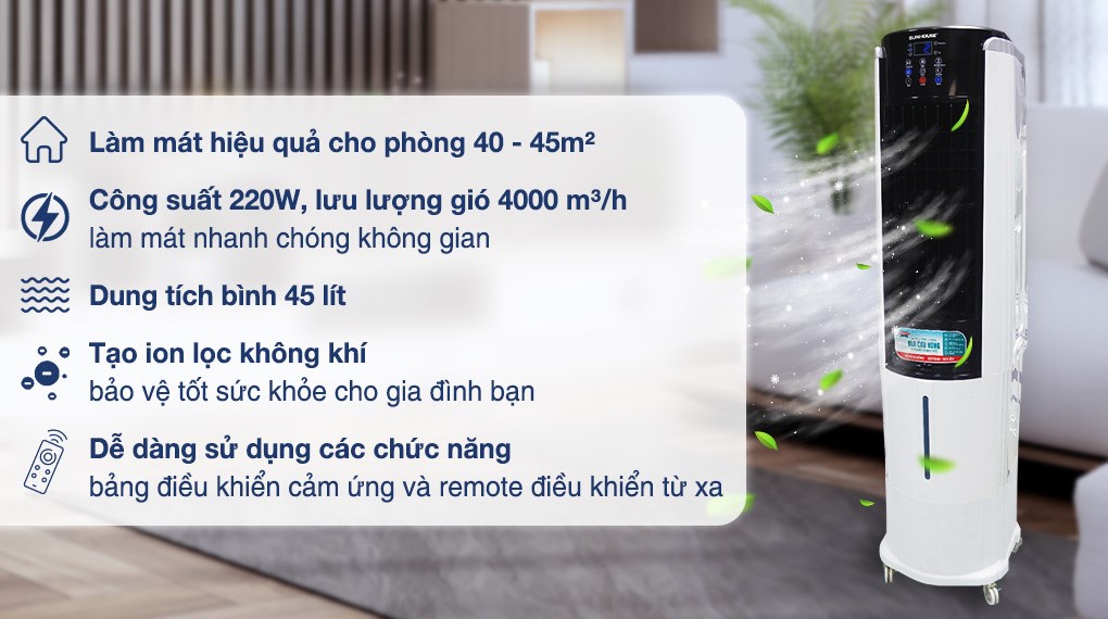 [HÀNG CHÍNH HÃNG] Quạt điều hòa Sunhouse SHD7737
