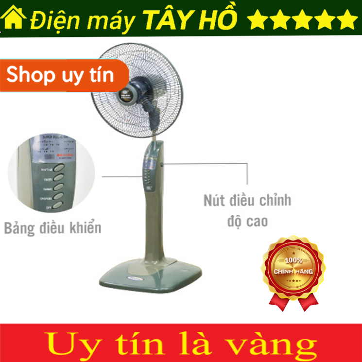 [HÀNG CHÍNH HÃNG] Quạt đứng điều khiển từ xa Điện Cơ 91 QĐ-KMA (QĐKMA)