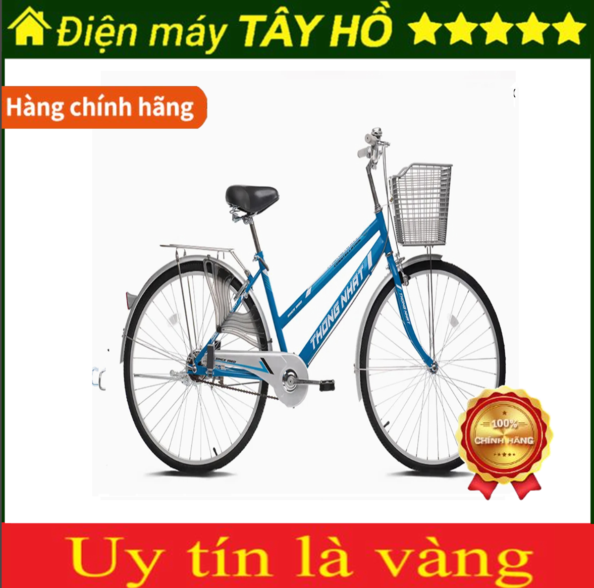 [HÀNG CHÍNH HÃNG] Xe đạp Thống Nhất GN 06-26