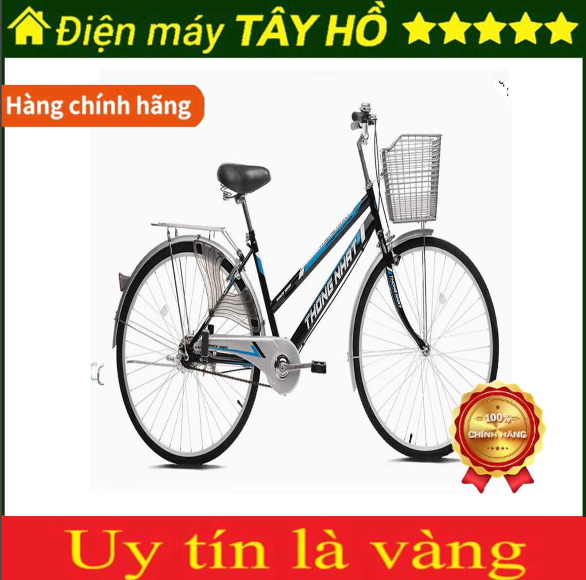 [HÀNG CHÍNH HÃNG] Xe đạp Thống Nhất GN 06-26