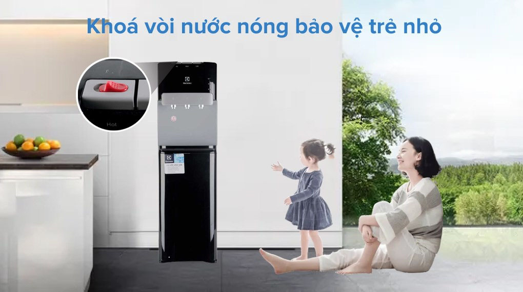 [HÀNG CHÍNH HÃNG] Cây nước nóng lạnh Electrolux EQAXF01BXBV