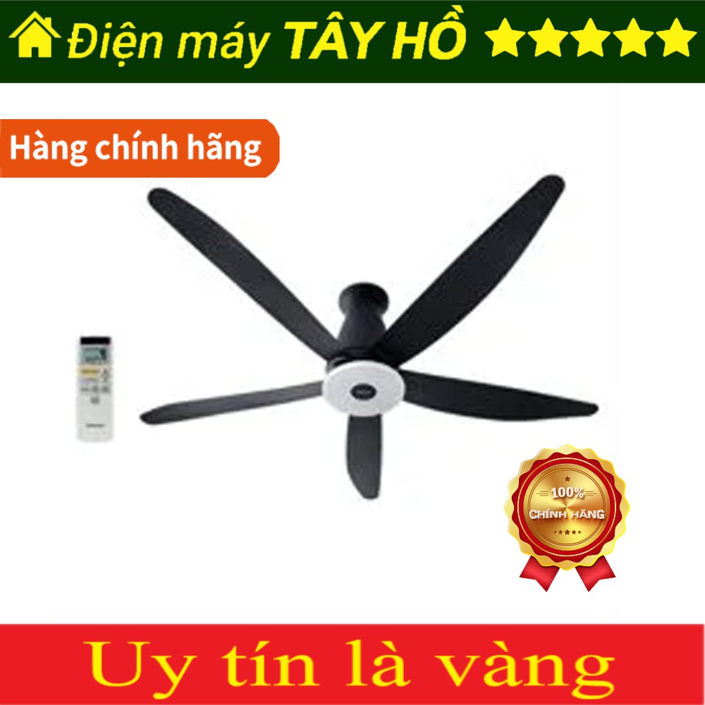 [CHÍNH HÃNG] Quạt trần Panasonic 5 cánh F-60XDN (màu đen) / F-60XDN màu trắng
