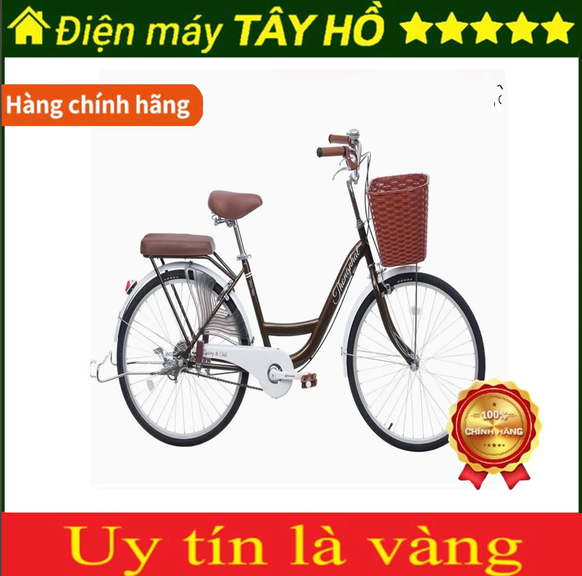 [HÀNG CHÍNH HÃNG] Xe đạp Thống Nhất New 24