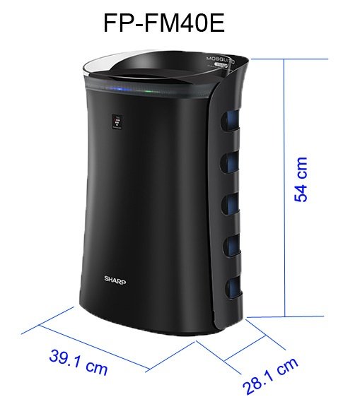 Máy tạo ion, lọc không khí và bắt muỗi SHARP FP-FM40E-B (Hàng chính hãng)