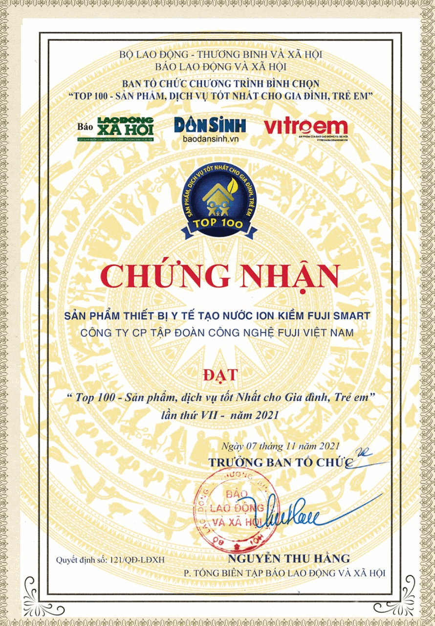 [HÀNG CHÍNH HÃNG] Máy điện giải ion kiềm Fuji Smart P8 Home Phụ kiện Lõi lọc tinh