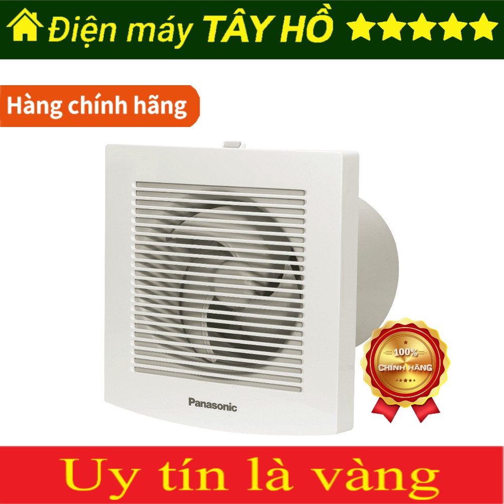 [CHÍNH HÃNG] Quạt hút gắn tường Panasonic FV-10EGS1 (Có màn che - ống thông nghiêng)