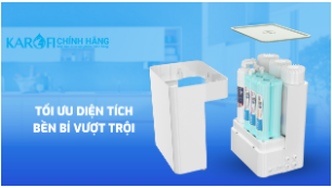 [HÀNG CHÍNH HÃNG] MÁY LỌC NƯỚC KAROFI KAQ-U65 - 10 LÕI