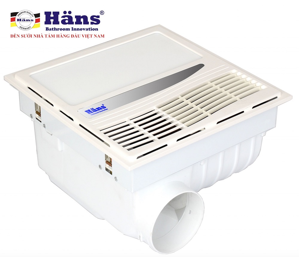 [GIẢM 50%] HANS HAS / Quạt thông gió âm trần điều khiển từ xa HANS HAR - Hàng chính hãng