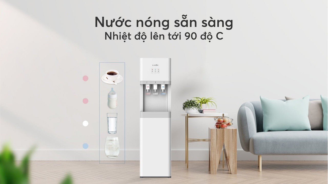[HÀNG CHÍNH HÃNG] Cây nước nóng, lạnh, nguội Karofi HCV208 / Karofi HCV208B / Karofi HCV208G