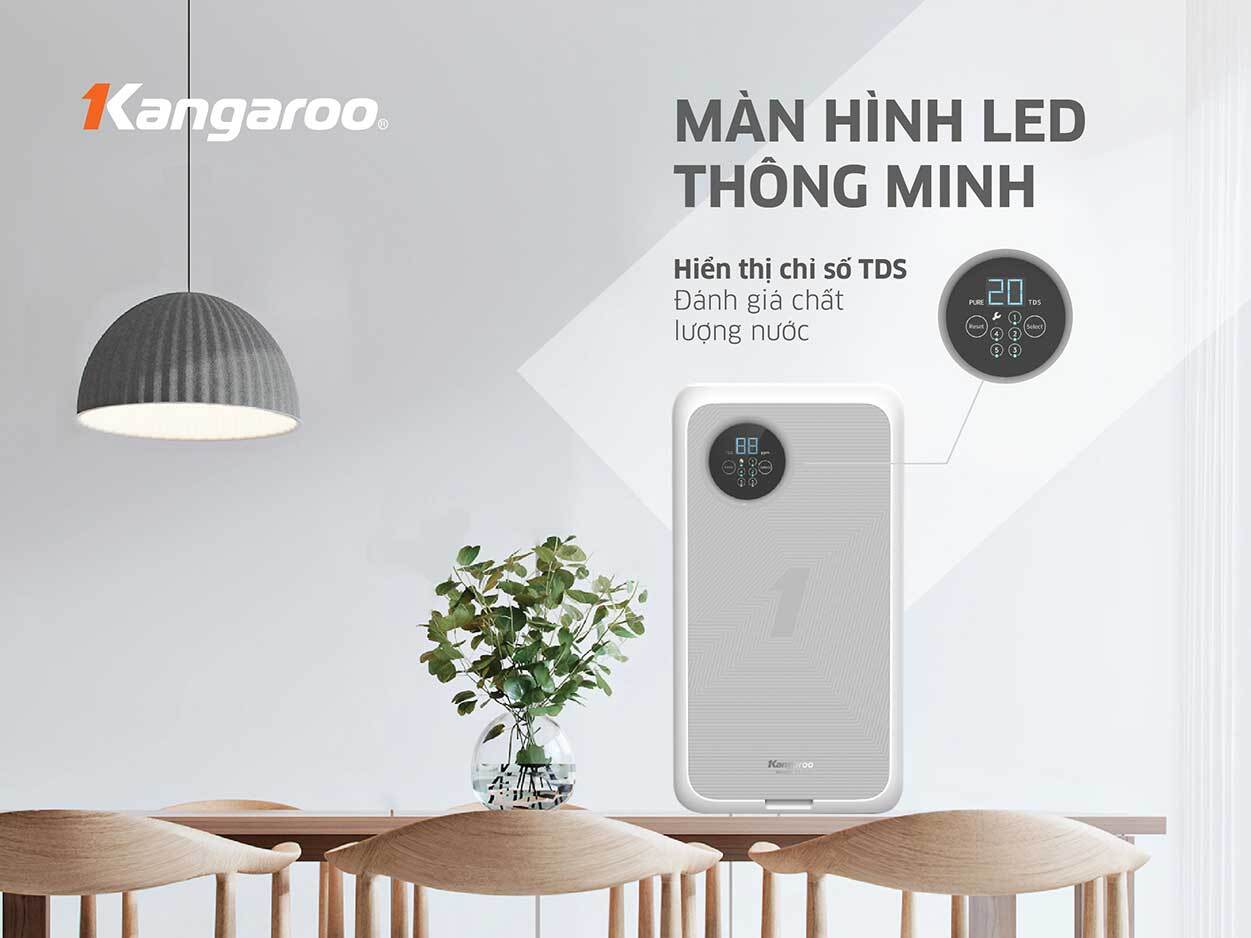 [GIẢM 30%] [KANGAROO | KG400HU] Máy lọc nước Hydrogen 60L/h Kangaroo KG 400HU